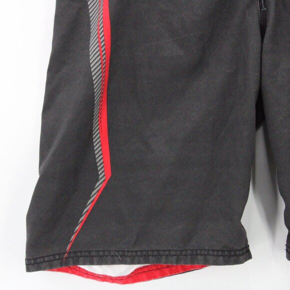 MMA Elite Shorts Men Medium Gray Board Hybrid Summer Swim Trunks Active Logo - Picture 4 of 8